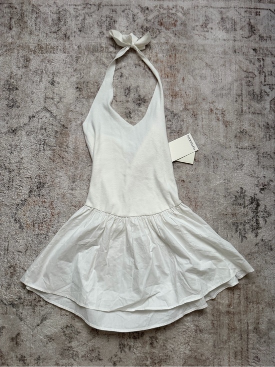 Peppermayo Dresses & Skirts - Peppermayo White Halter Mini Dress